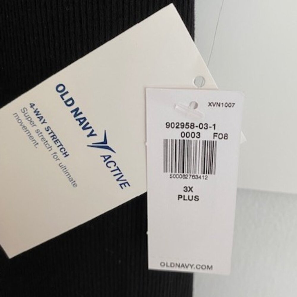 Old Navy - Black Ribbed Razor Back Tank Top - Picture 4 of 6